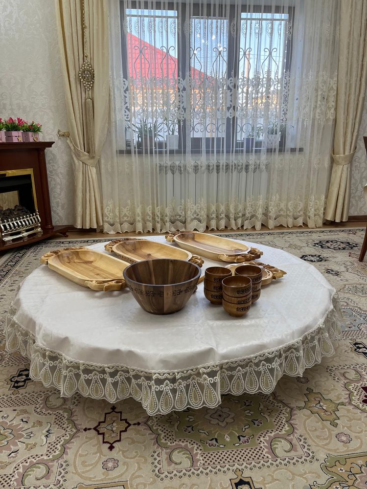 Прокат,аренда жер стол корпе астау посуда казан ошак титан горелка