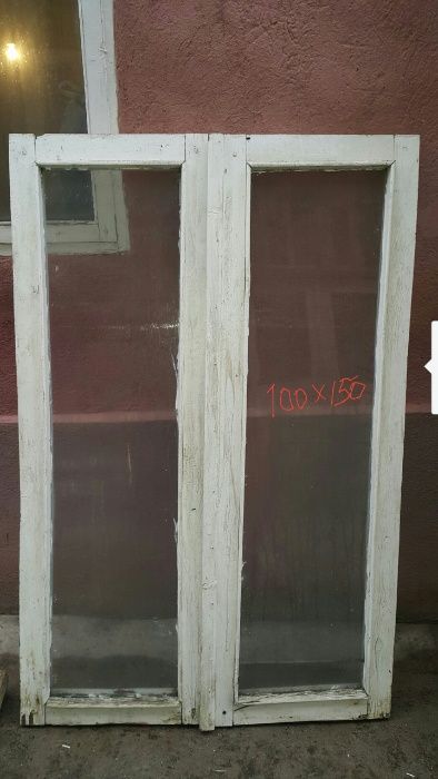 Продам деревянные двери+окна в хорошем состоянии