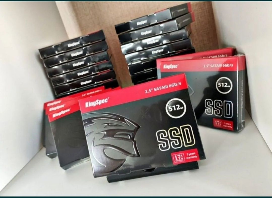 SSD 512 Gb. Новые. Жёсткий диск.
