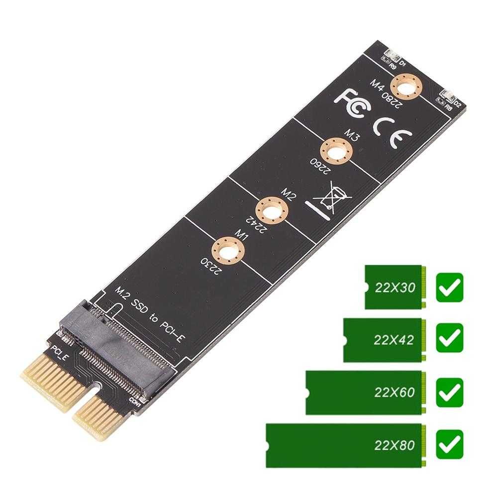 адаптер/PCIE-M2 NVMe ssd M2 PCIE X1 Raiser PCI-E PCI Express M