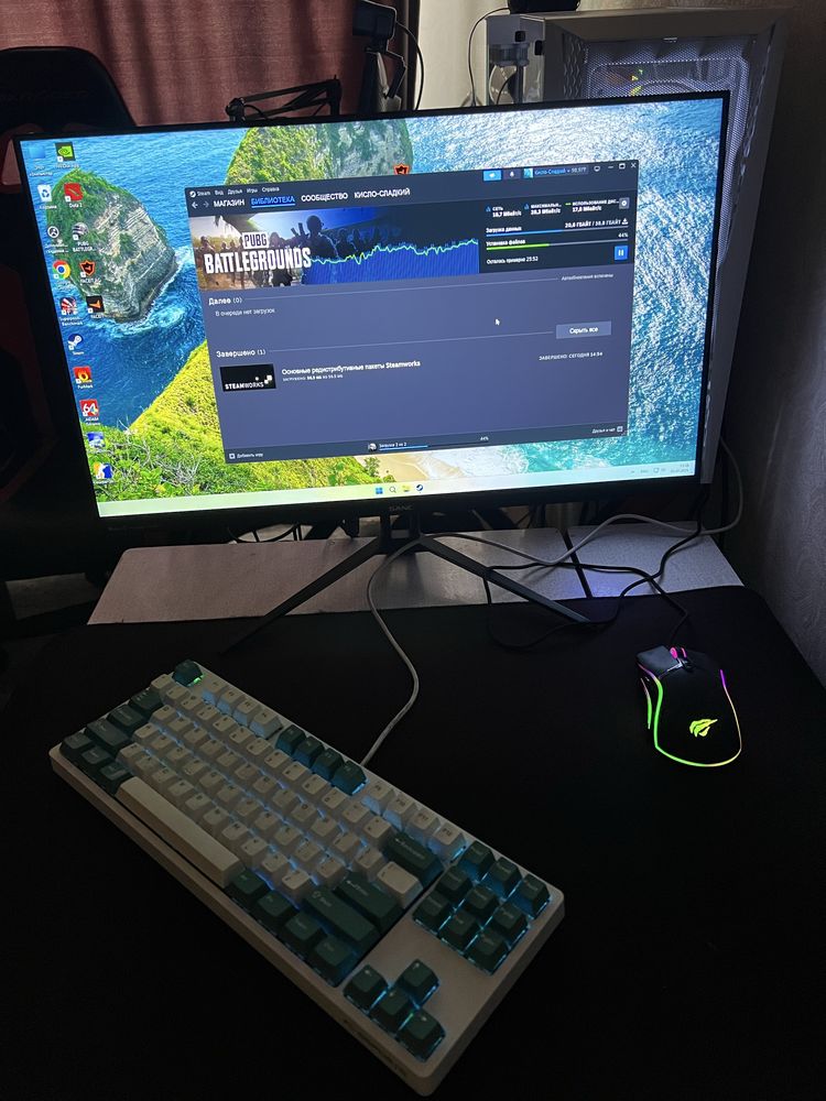 Игровой компьютер в полном комплекте core i5 12400f rtx 3080