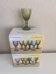 Новые рюмки GLASS WARE 6 шт (2600) цветное стекло Не крашенный