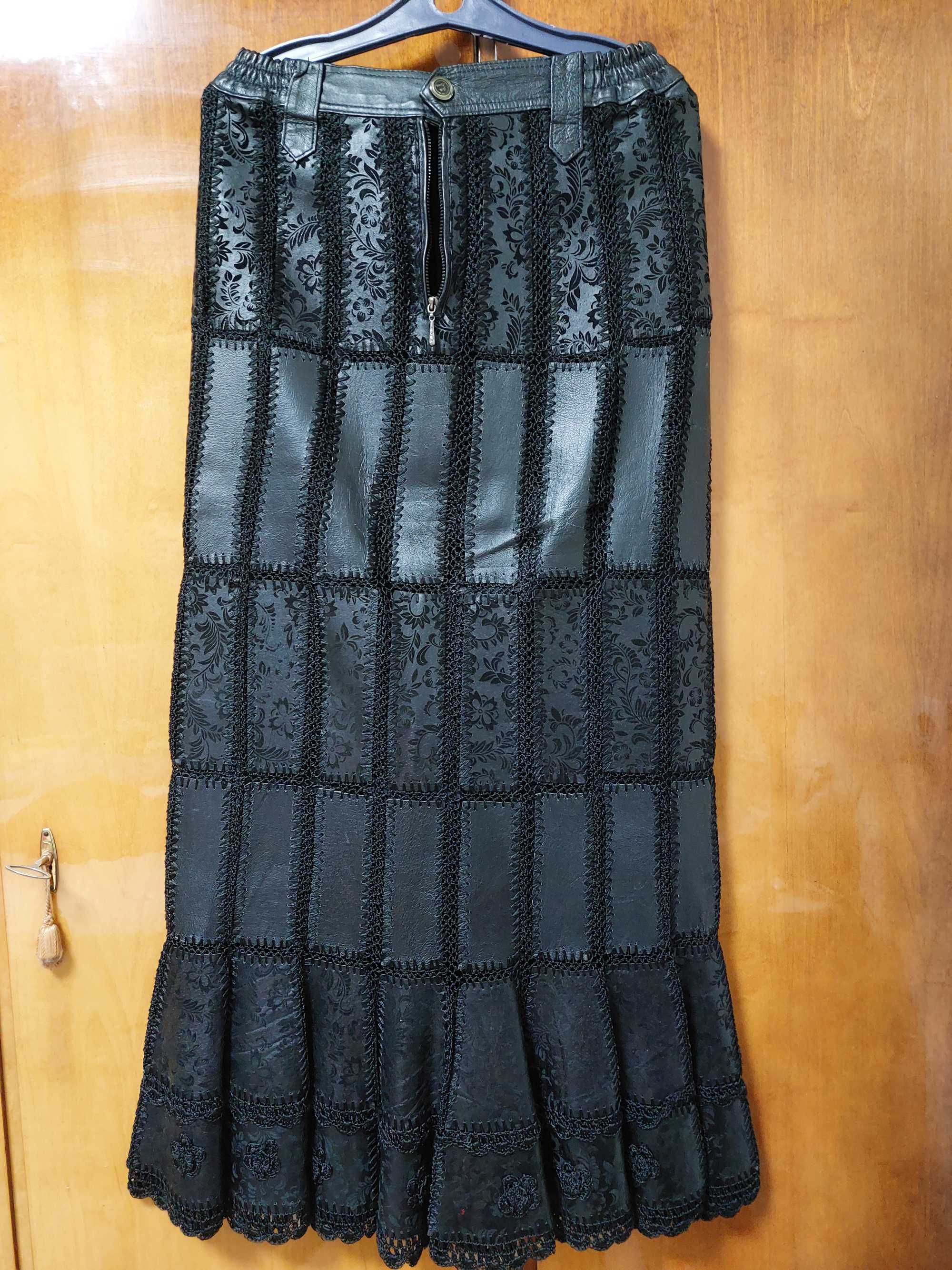 Юбка кожаная XL продам
