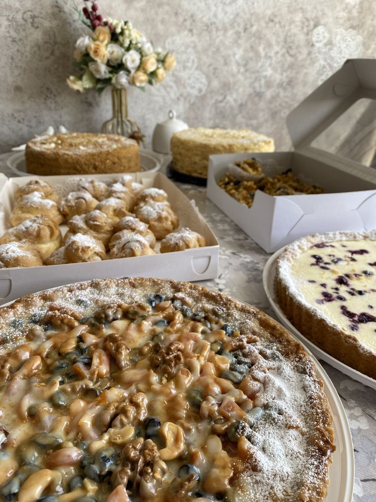 Домашняя выпечка, пироги, торты, различные десерты