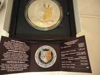 Серебряная монета КОКБОРИ 5000 тг, вес 777,5 грамм