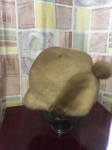 Шапка норковая женская