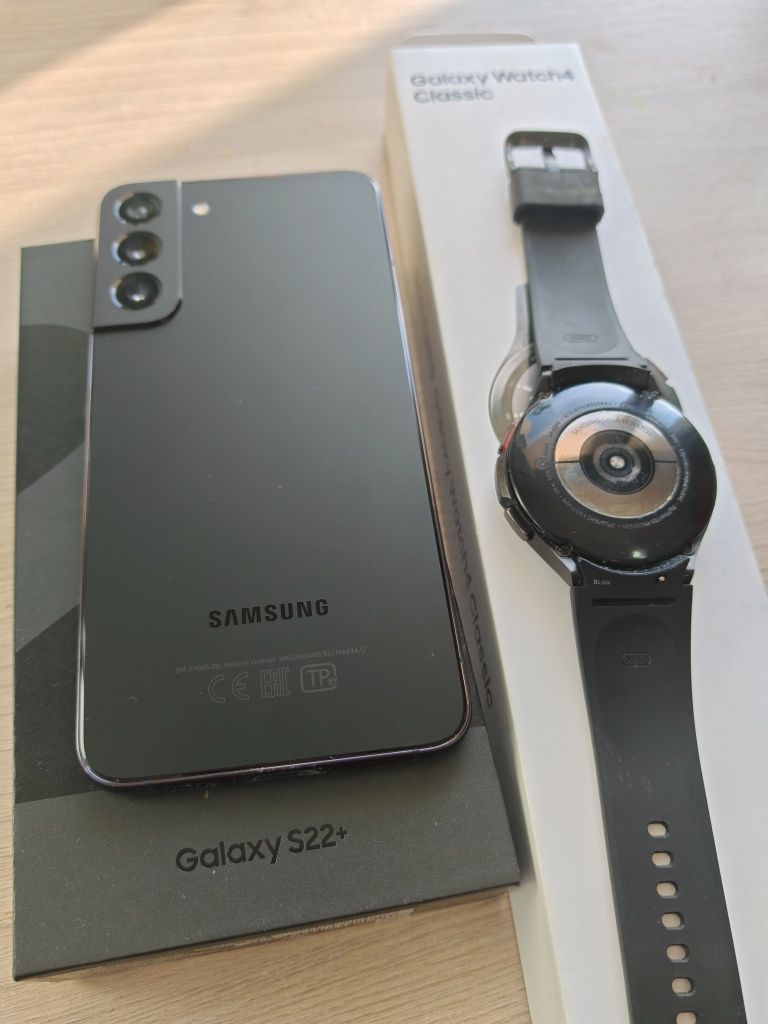 Samsung s22 plus 8/256 + Samsung Galaxy watch 4 classic
Состоян
