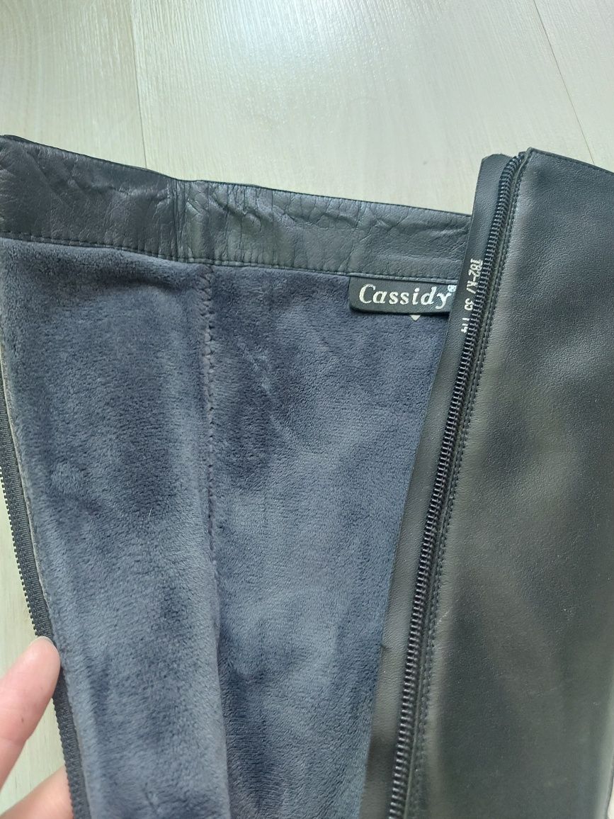 Продам сапоги женские осенние, кожанные