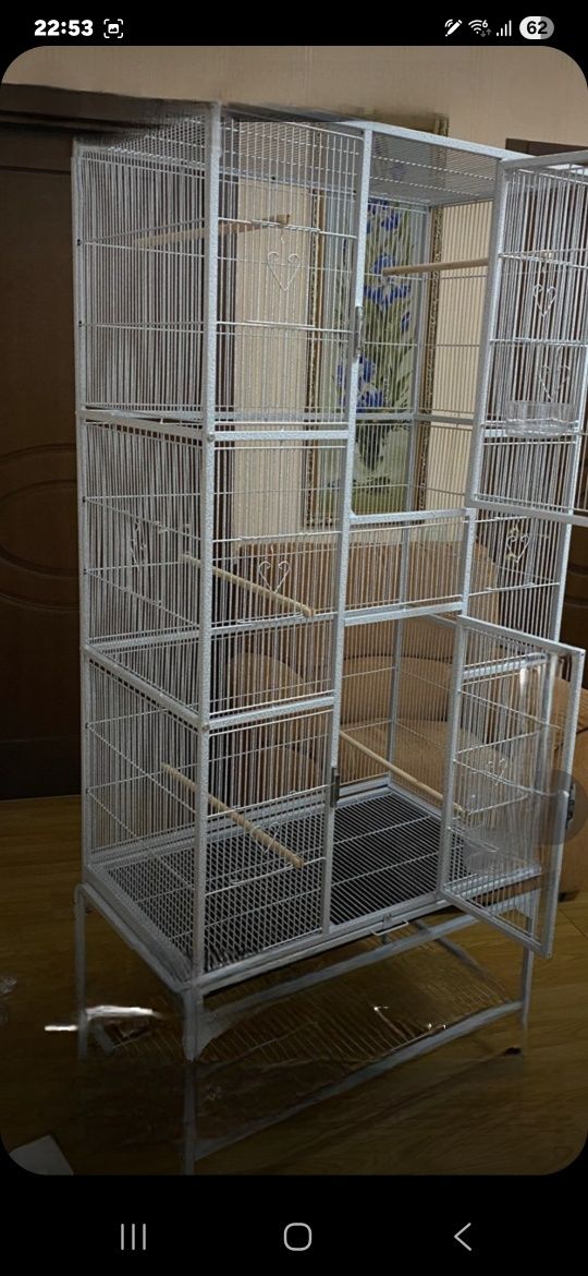 Продам клетку вольер для попугаев, хомяков, крыс новая Triol 5005