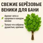 Банные березовые веники