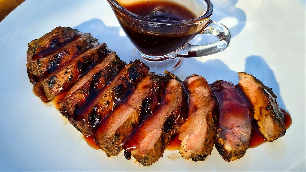 Маринованное мясо утиная грудка без костей