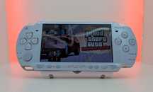 Sony PSP 2000 (Felicia Blue, 64гб, прошитая, с играми, АКБ OSTENT)