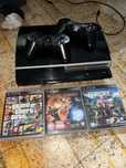 Ps3  память 40гб +2 джойстика +GTAV Mortal