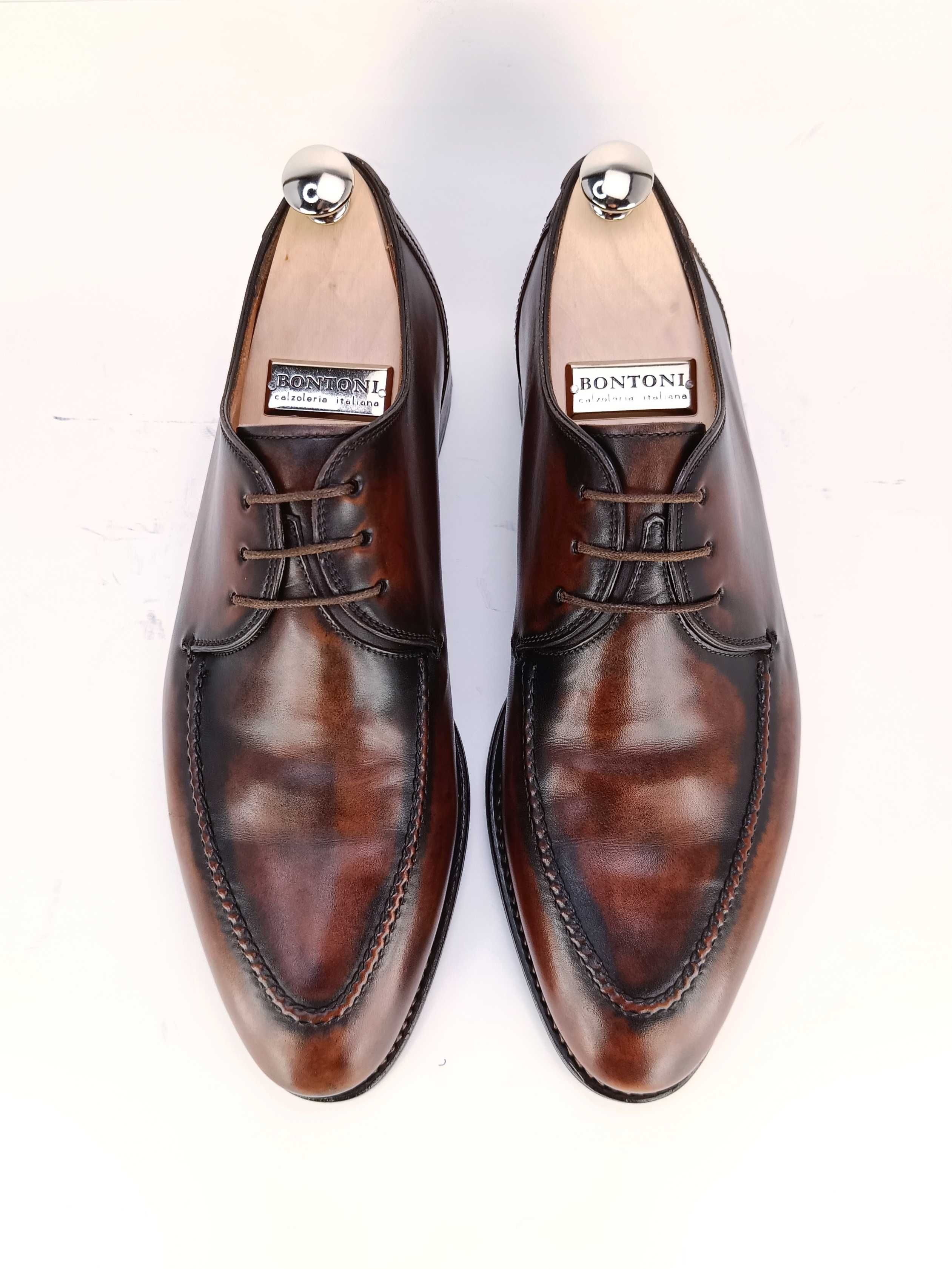 Оригинал Bontoni 43. Мужские туфли дерби + колодки