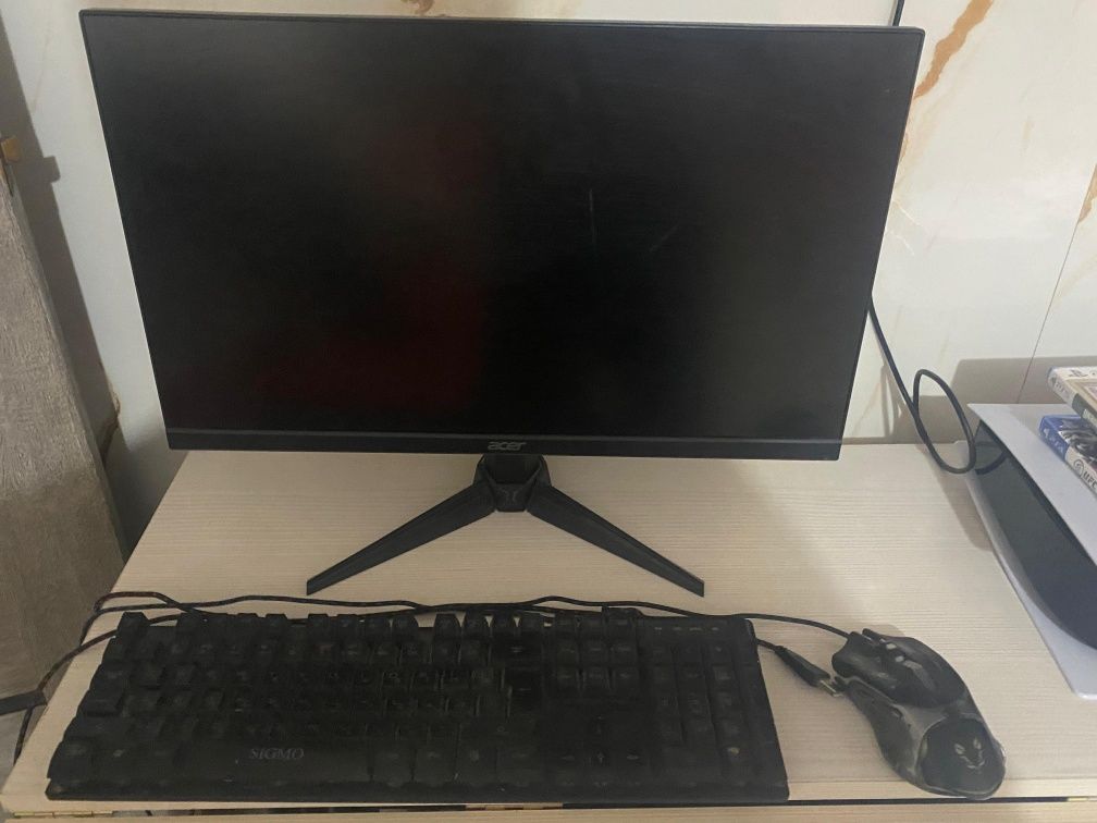 Стильный игровой ПК + Монитор + Мышь + Клава | Готов к играм | GTX 750