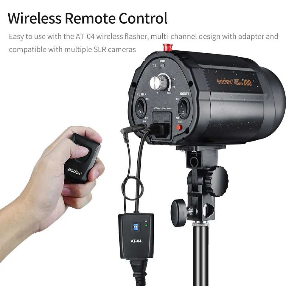 Godox Mini Pioneer 200 (Софтбокс + свет + стойки + синхронизатор)