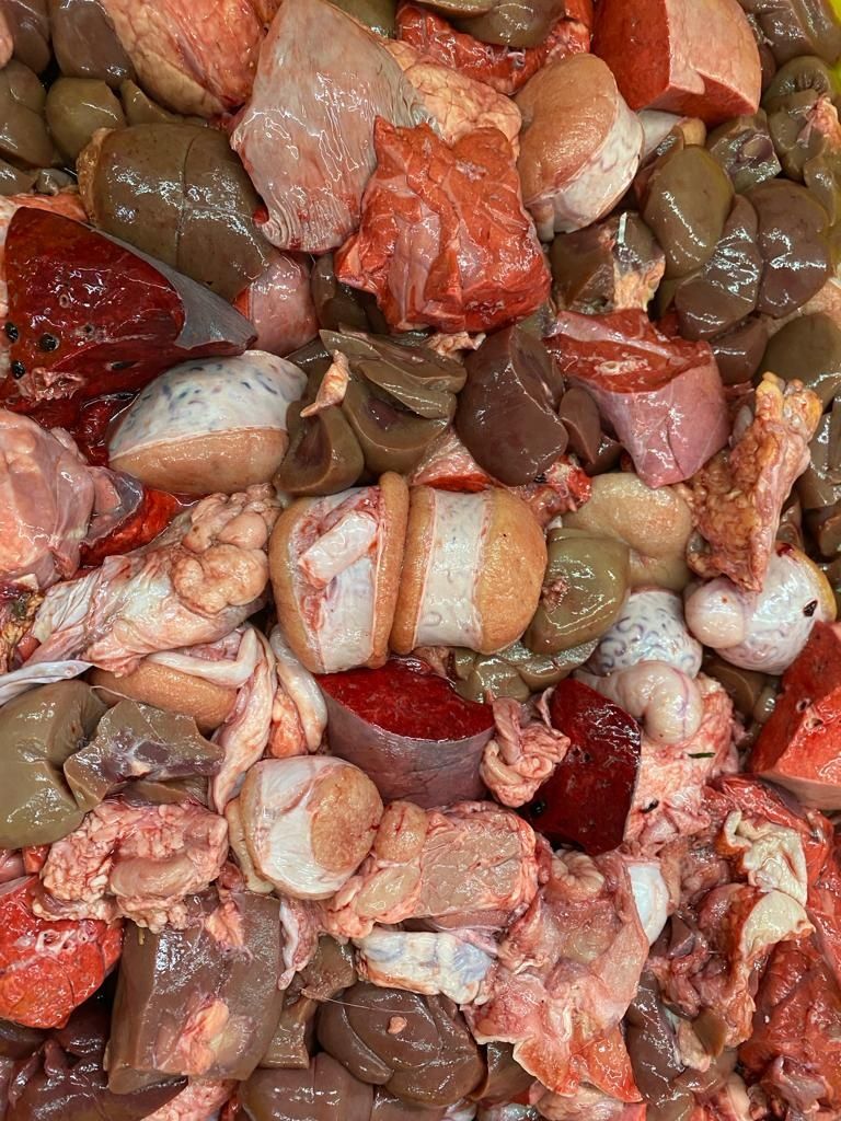 Мясо для собак и кошек. Иттерге арналган ет .