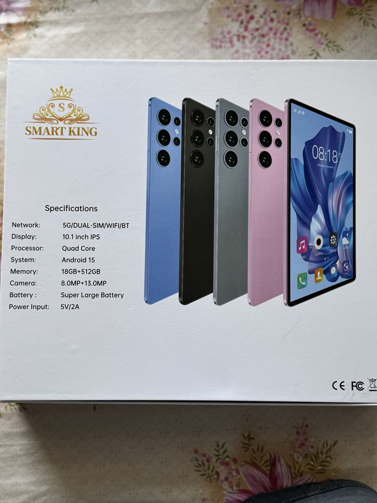 Планшет Smart King 500 гигабайт tab S25 ULTRA PRO для детей