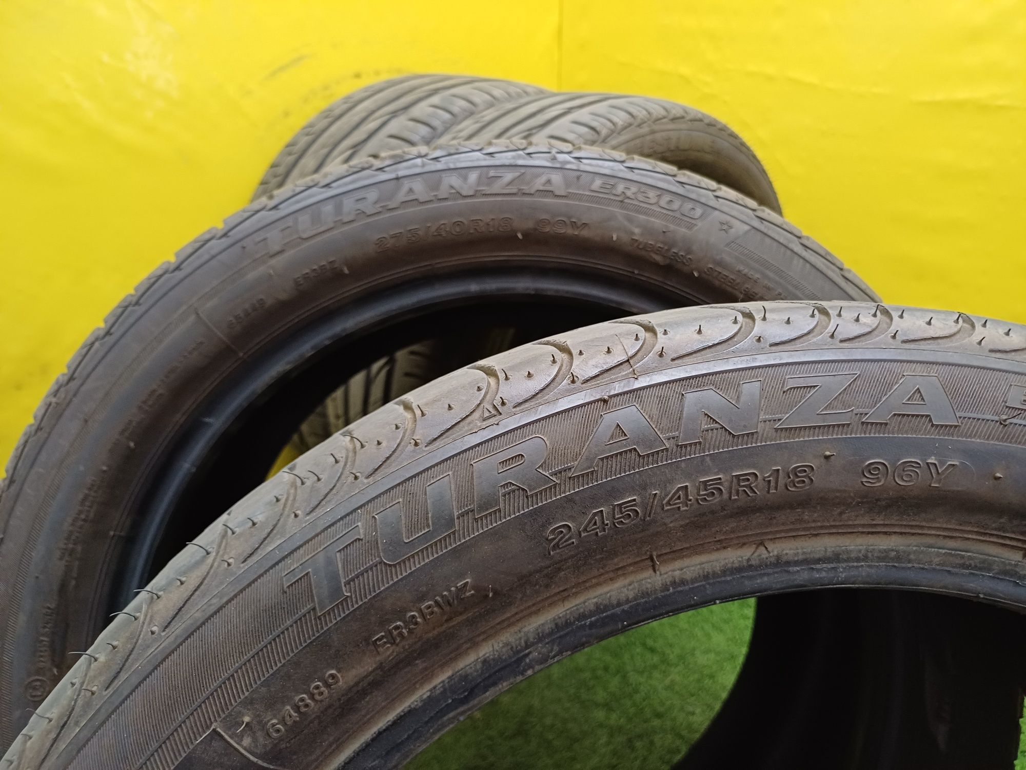 Шины 245/45 и 275/40 R18 разноширокий комплект.