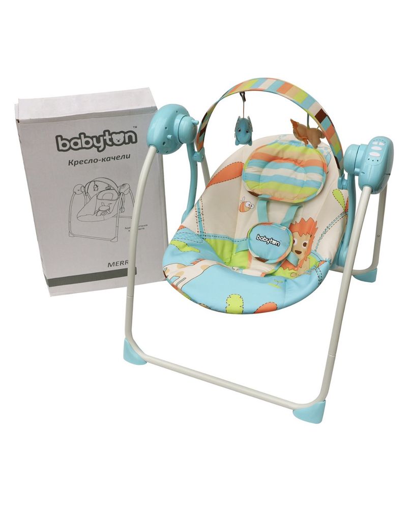 Качели электронные детские BABYTON Merry Blue