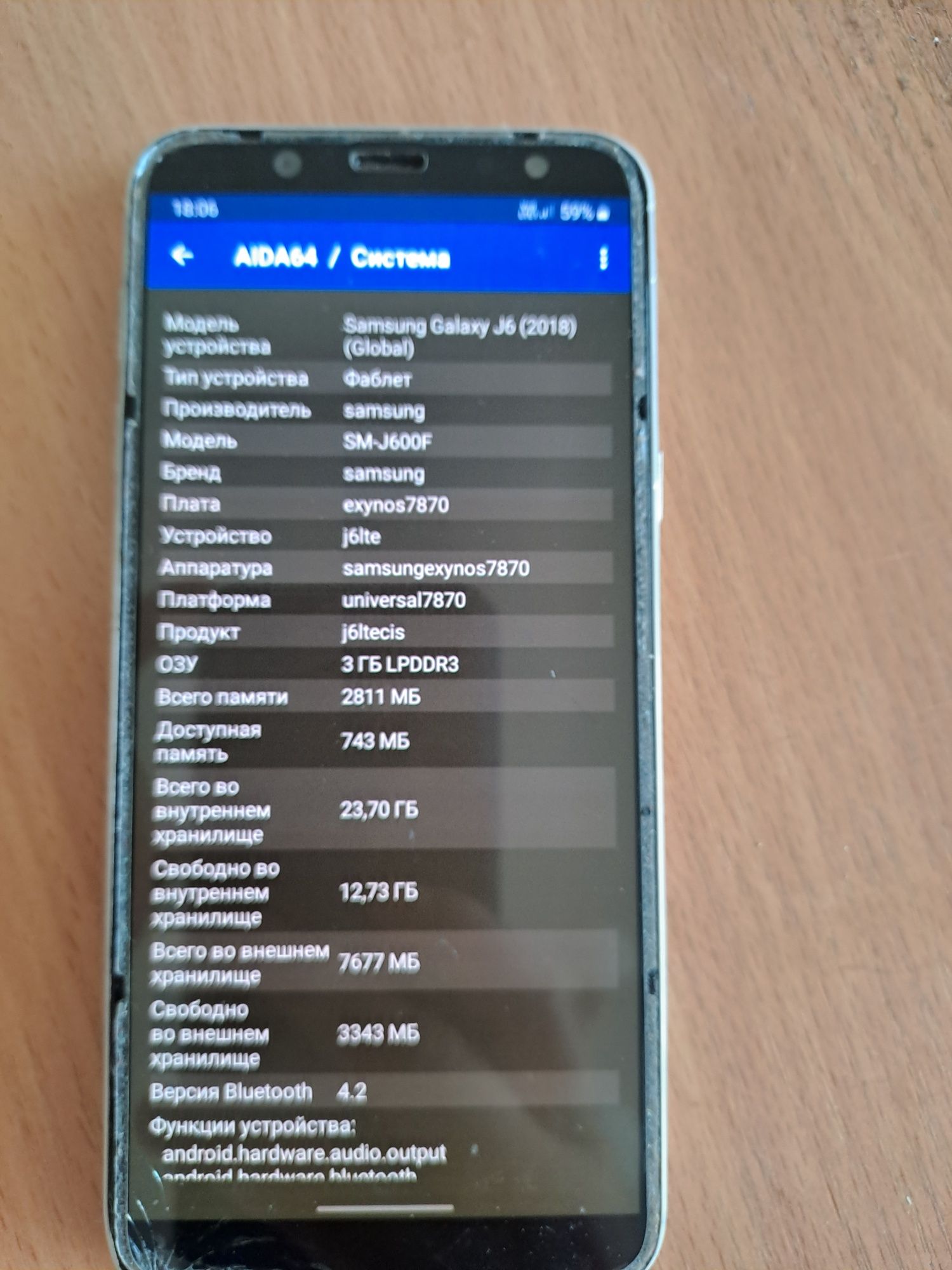Продам Galaxy J6 2018