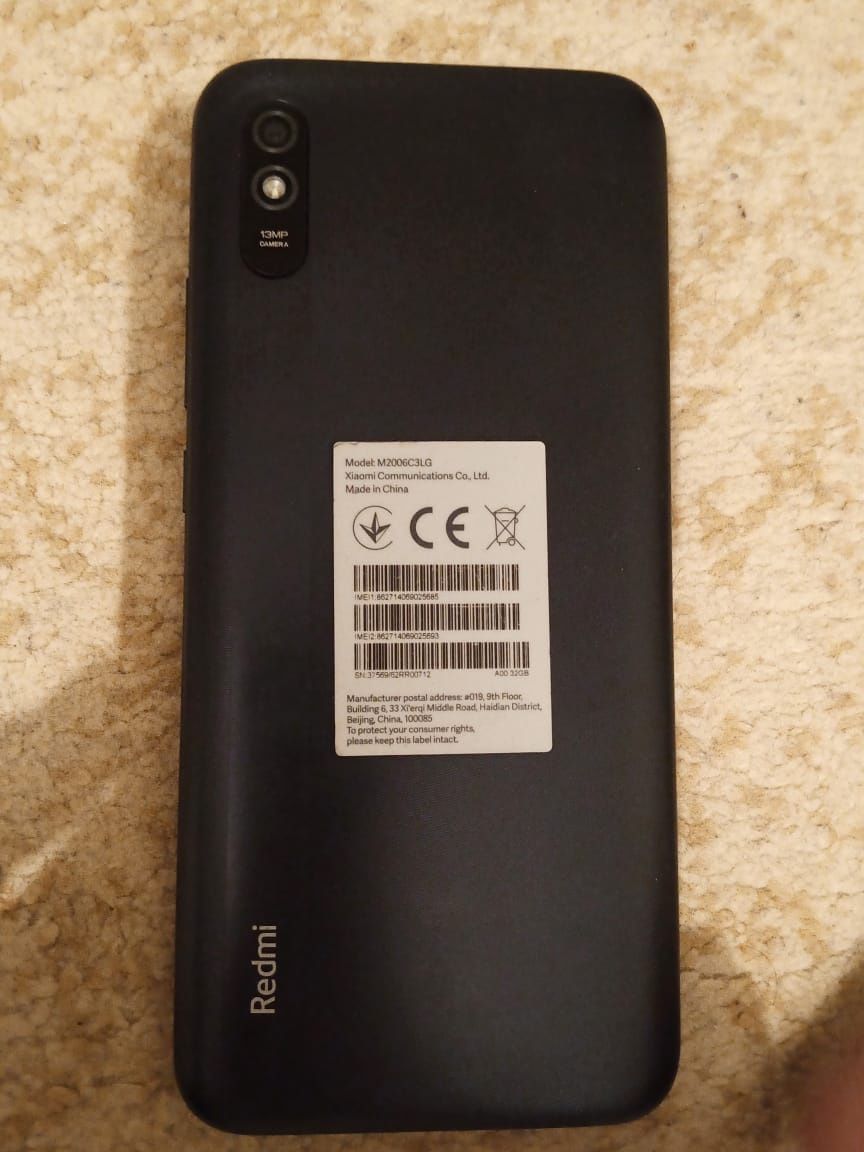 Продам телефон в хорошем состоянии Redmi 9A,32гб