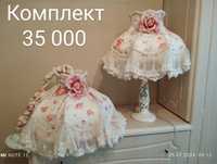Люстра с прикроватной лампой для спальни