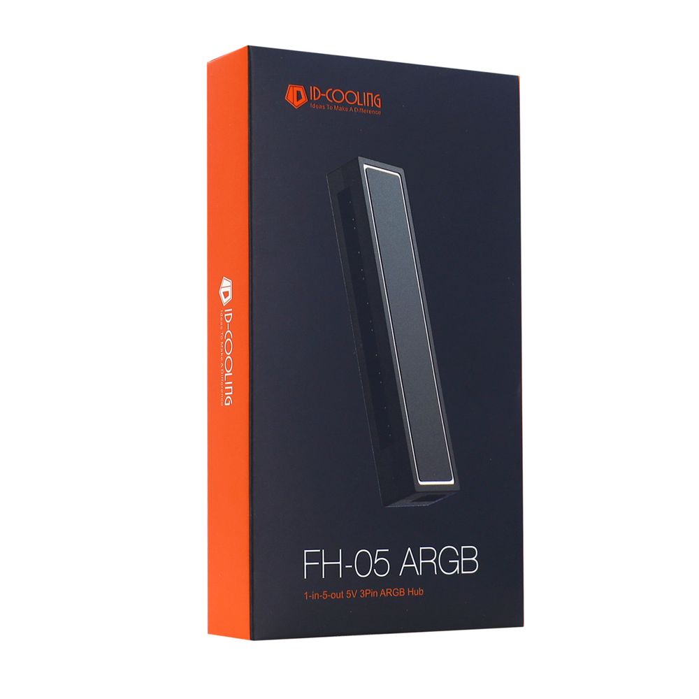 Развеватель ID-Cooling FH-05 ARGB Fan Hub,, PWM,