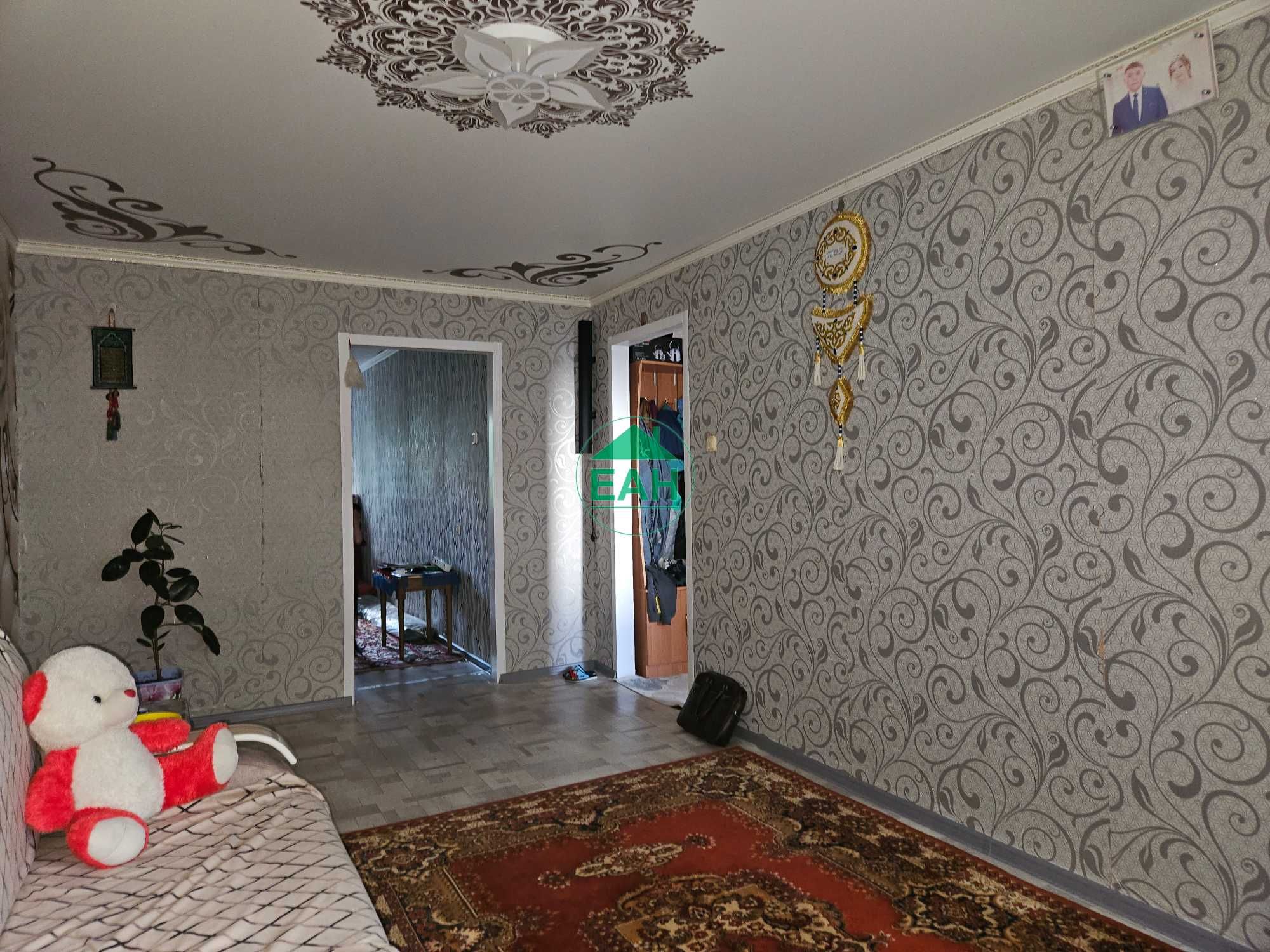 Продаётся 2х ком квартира на 3 этаже из 5, р-он рест.Асату (Зачаганск)