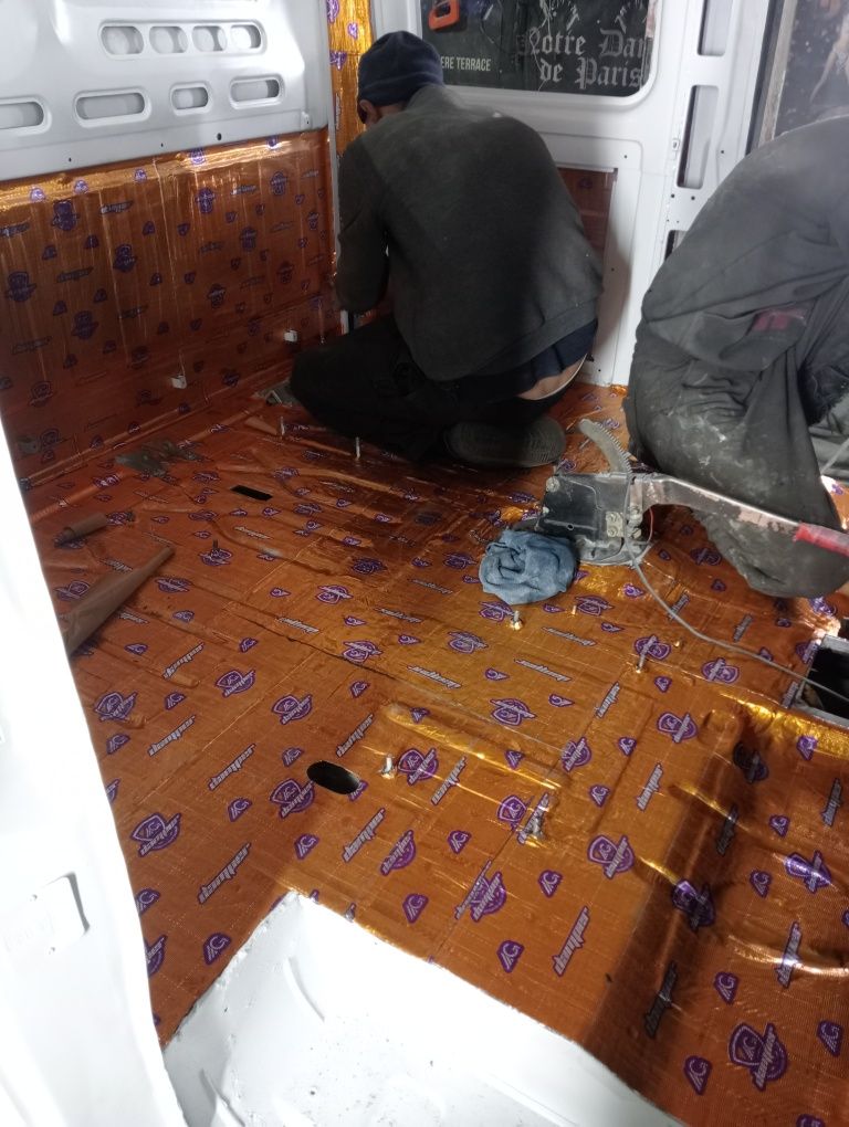 Шумка Газель перетяжка салона