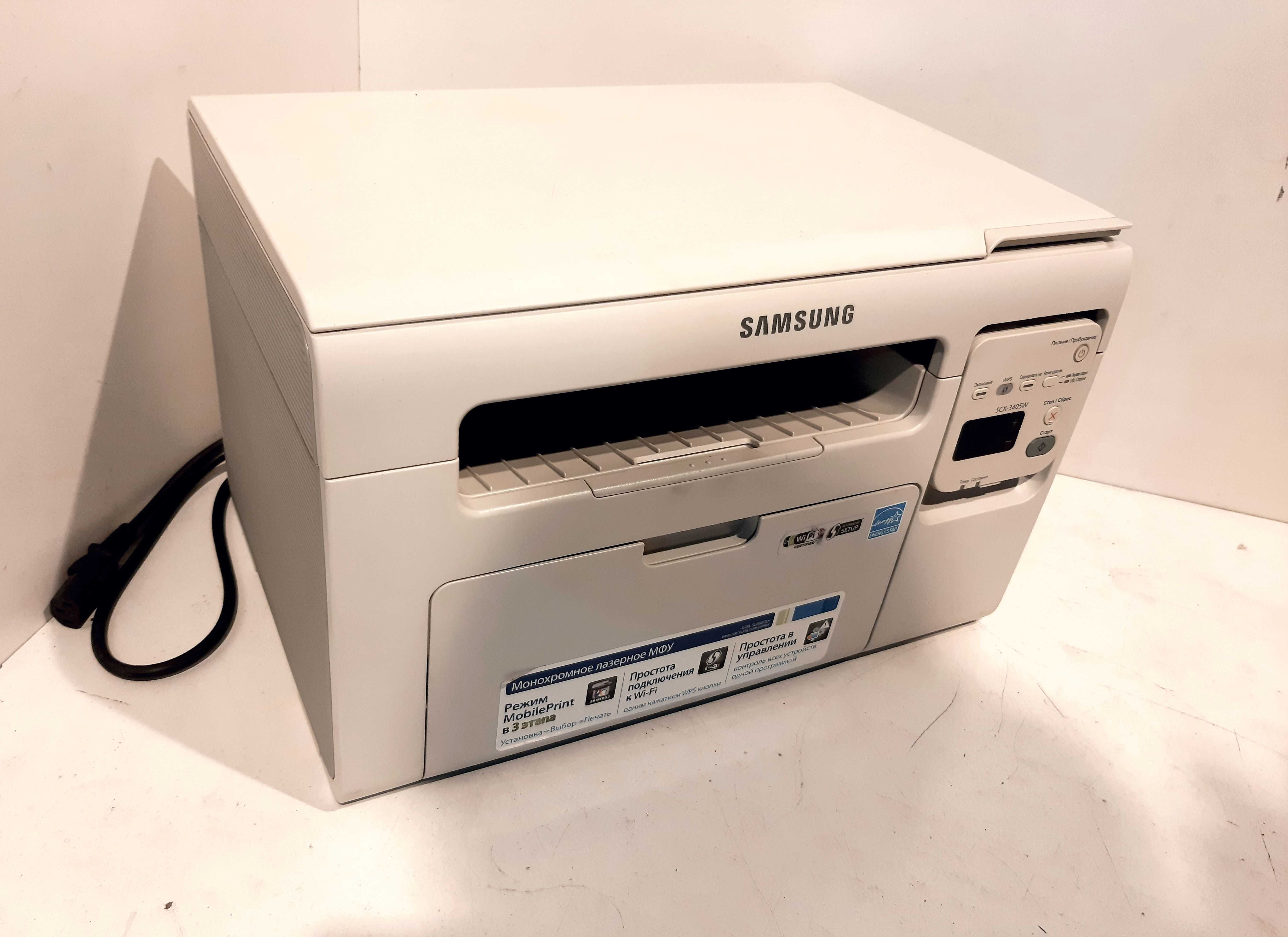 МФУ лазерный Samsung SCX-3405W, wifi