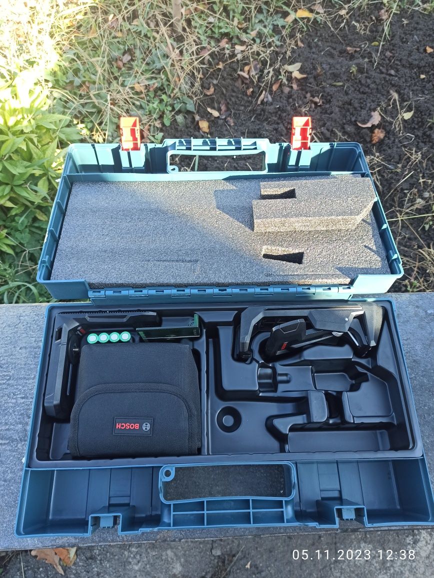 НОВЫЙ Лазерный (уровень) нивелир Bosch GCL 2-50G + RM10 + клипса + кей