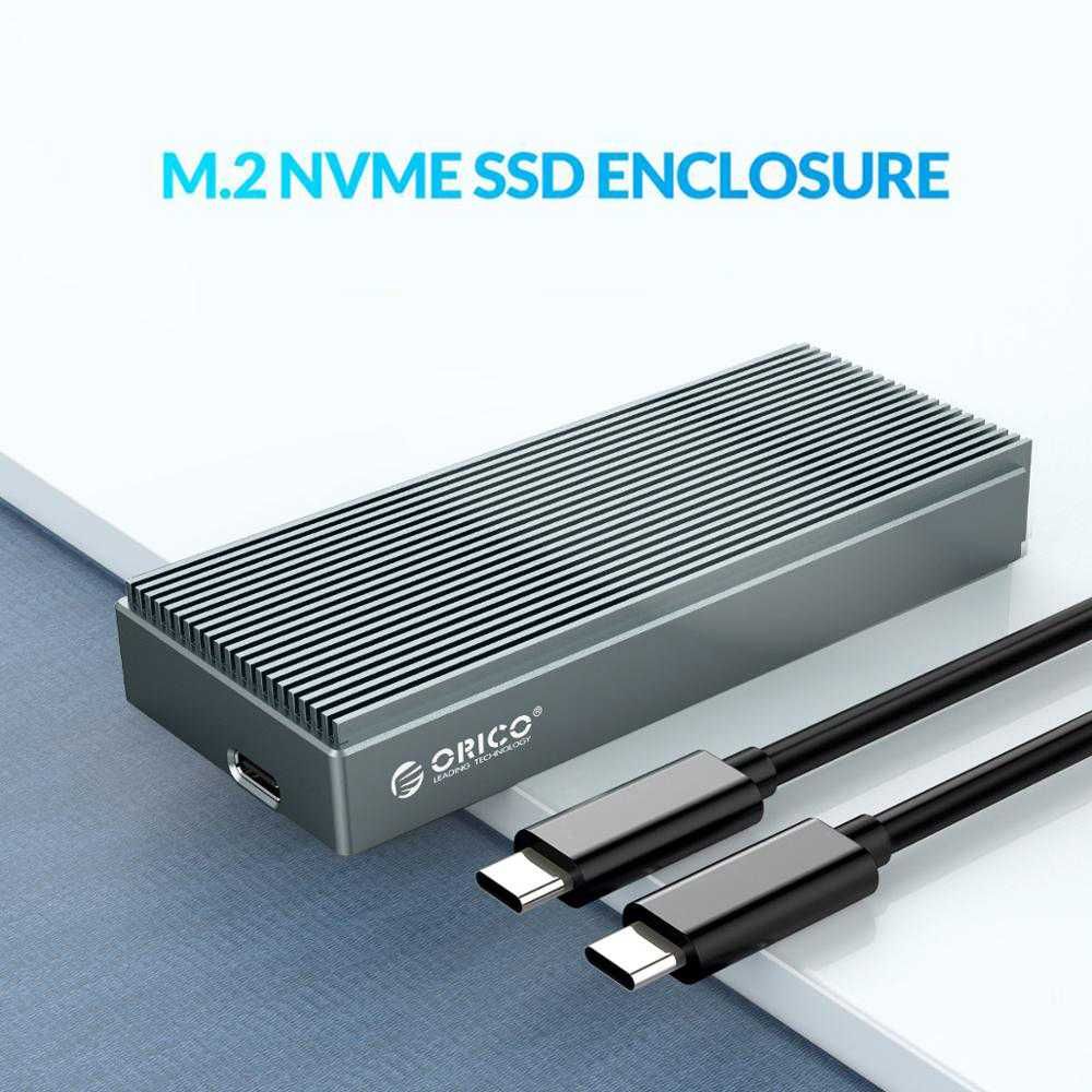 Orico Thunderbolt3 NVMe M.2 SSD Aluminum Enclosure - 40Gbps USB4 USB-C