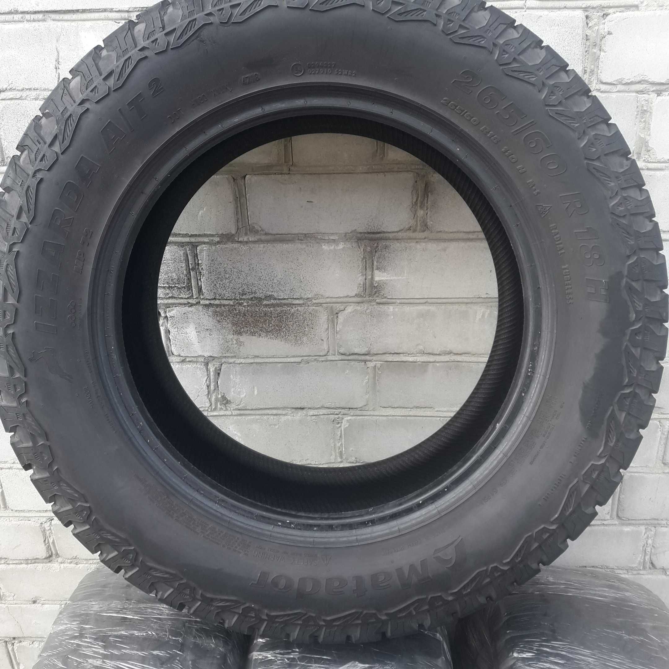 Летние Шины матадор АТ 265 60 r18