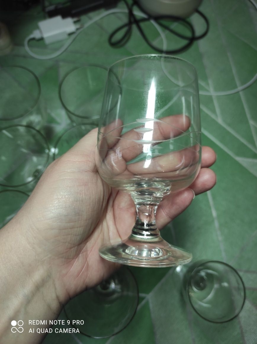 Фужеры СССР, стекло, бокалы.