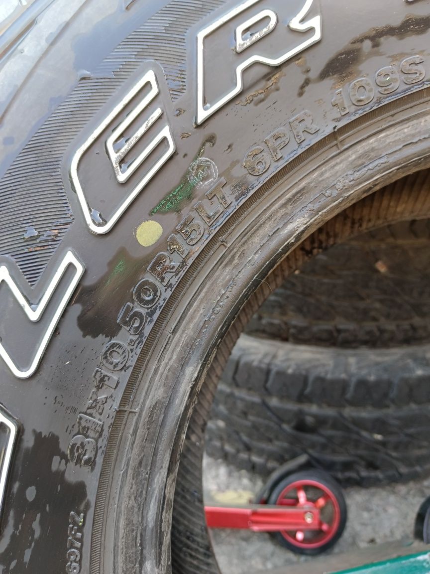 Шины Brigstone dueler A/T  31/10.50R15LT