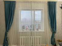 Продам комплект тюль и шторы.