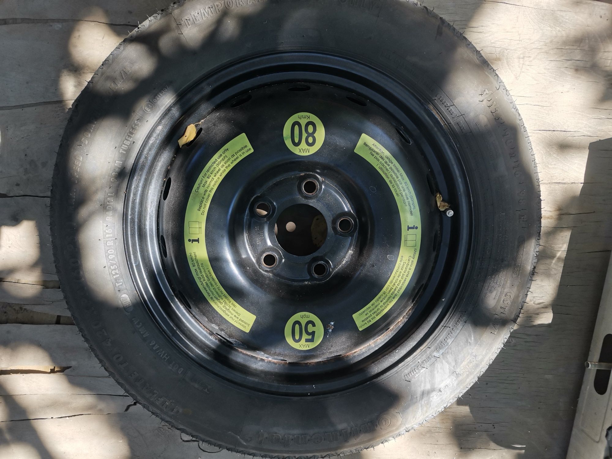 Запаска диск,R15, 16 Докатка на Hyundai, Mercedes, Kia,  R16 1шт.