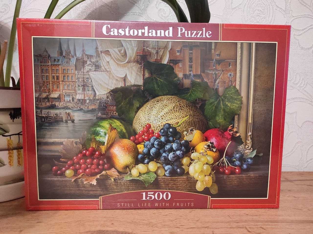 Пазлы: 500, 1000, 1500, 2000 элементов (Castorland, Стелла и Trefl)