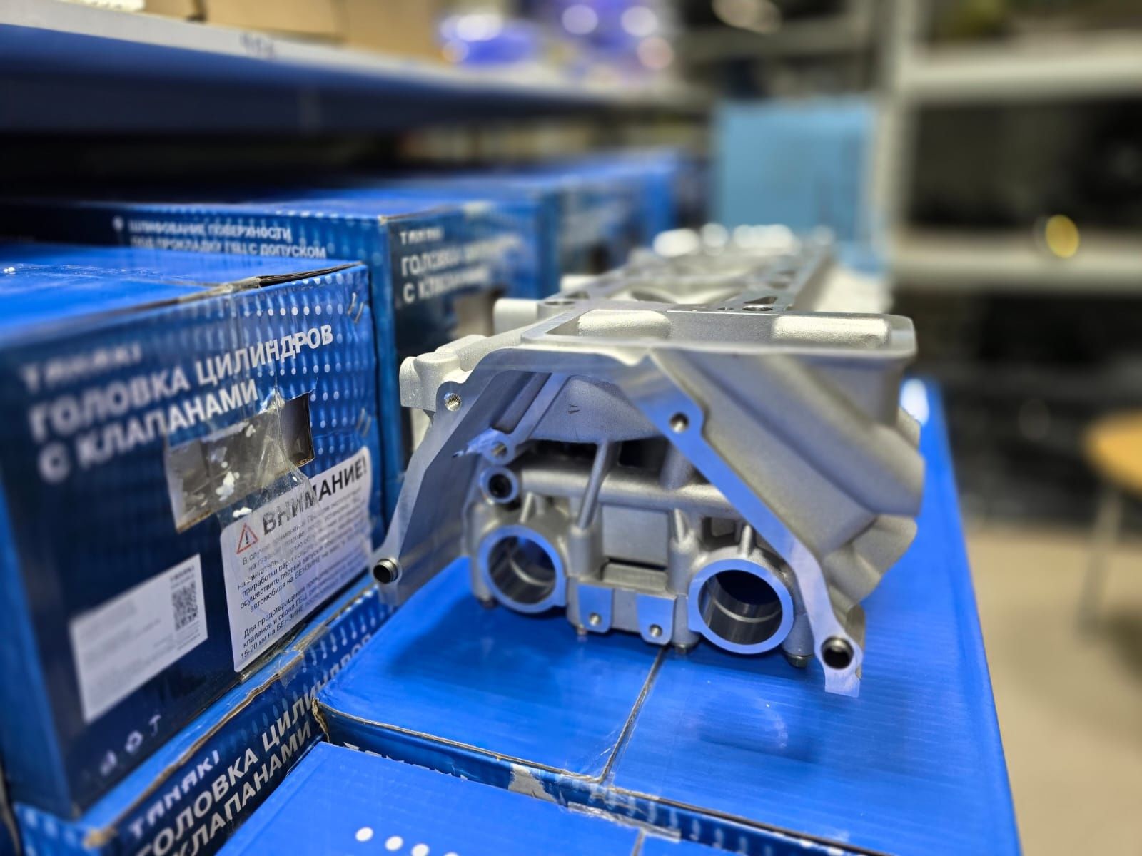 Головка блока цилиндров на ГАЗель TANAKI 405двс-406двс-409двс ГБЦ ориг