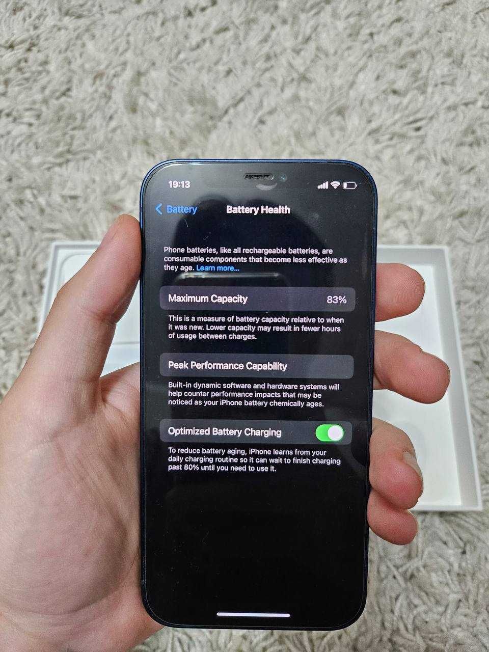 iPhone 12 128gb синий, телефон