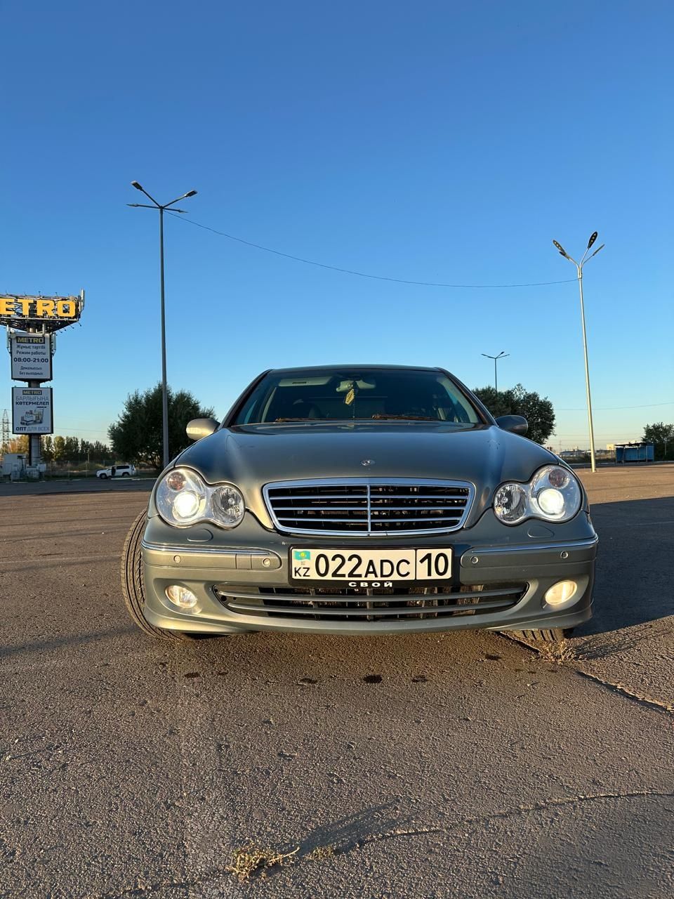 Мерседес машина огонь
