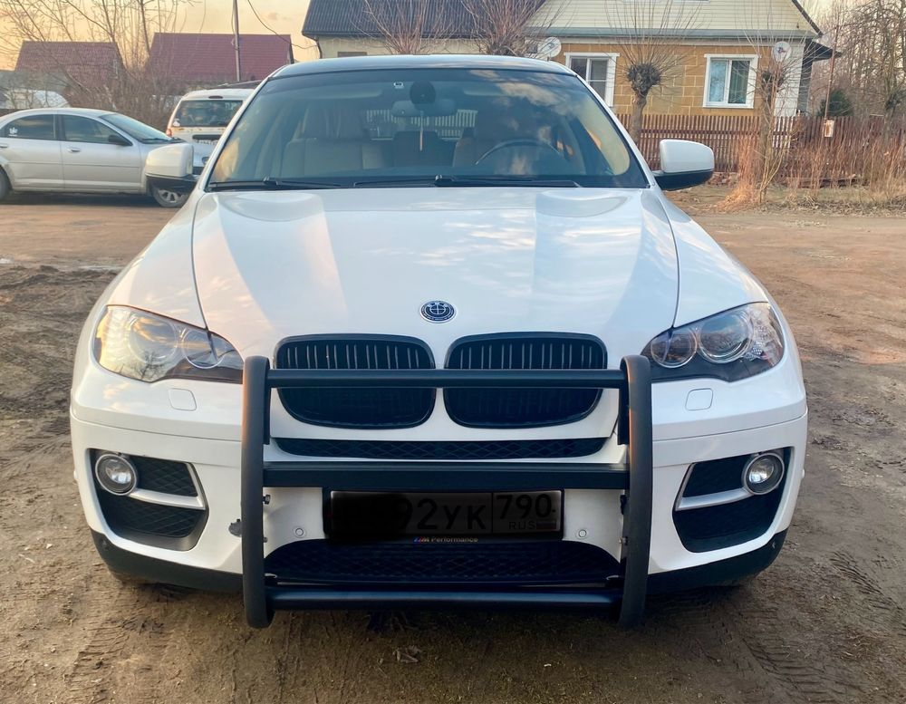 Таран защита бампера bmw x5 e70 x6e71