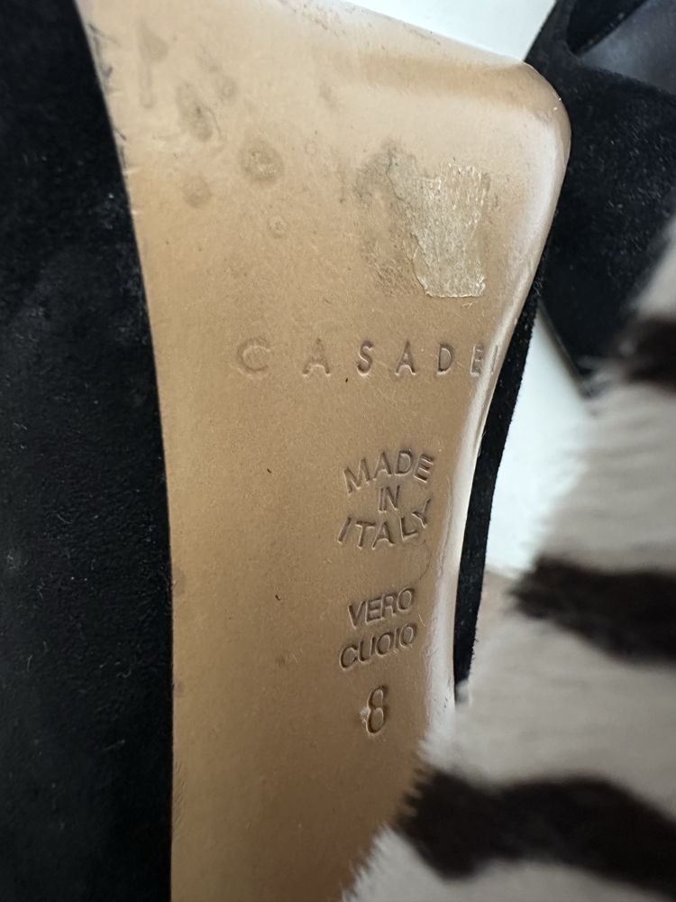 Туфли Casadei замшевые