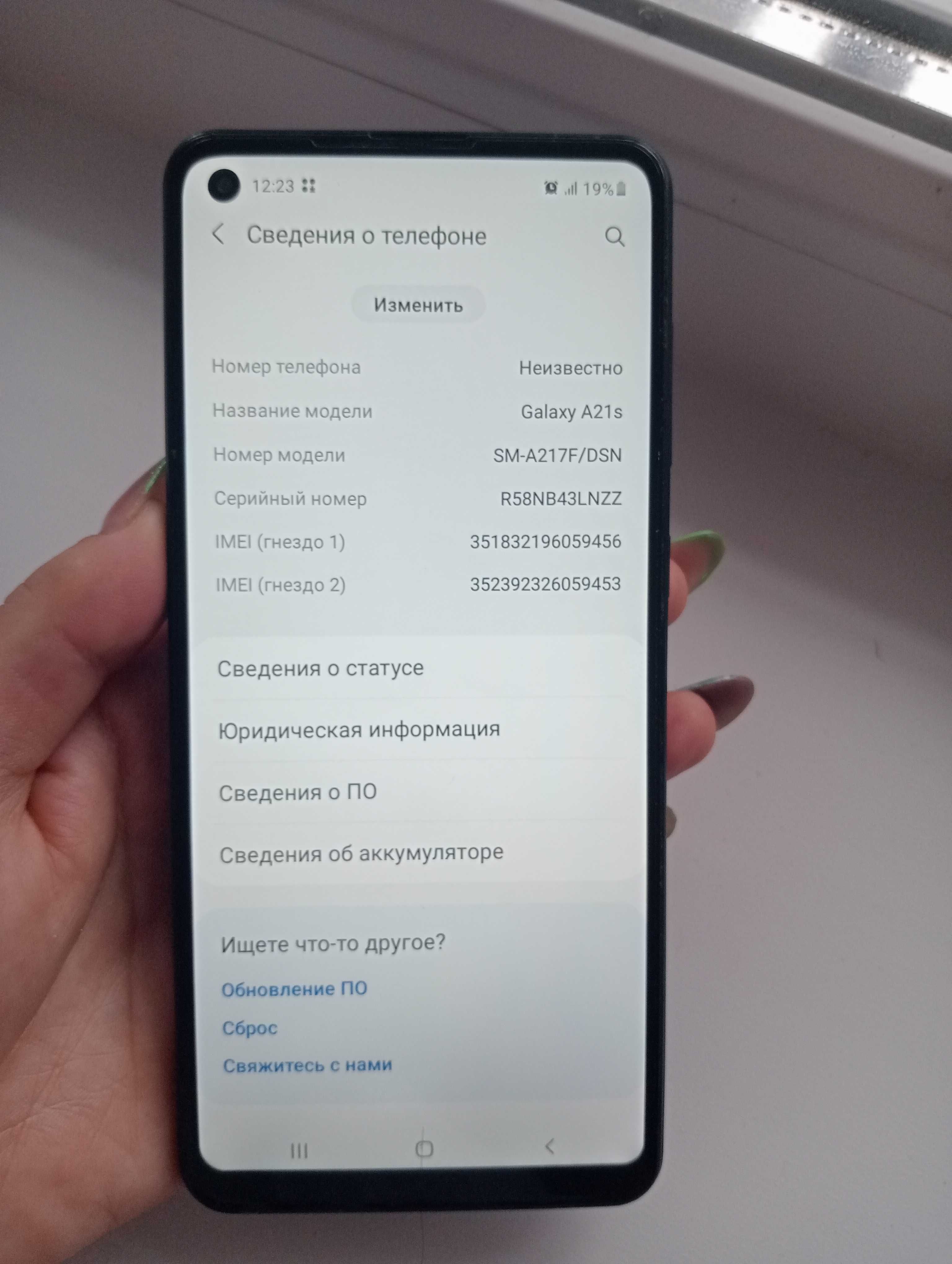 Продам телефон Самсунг а21с