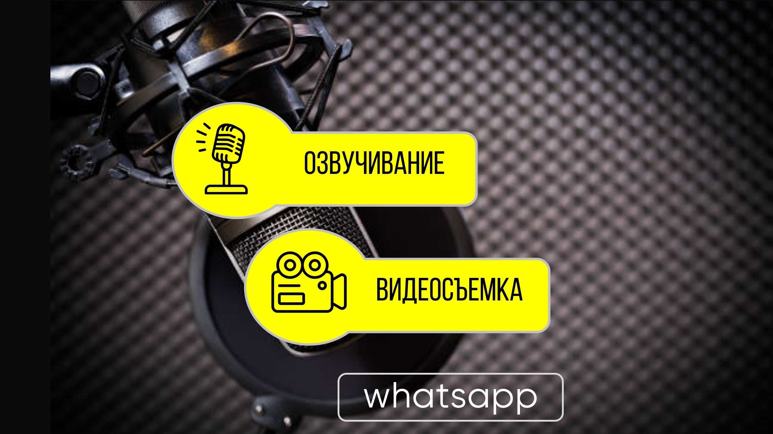 Аудио Видео Дубляж Закадр Съемки Озвучивание Диктор Поздравления