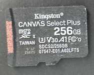 Продам Kingston micro sdxc карту 256 гб