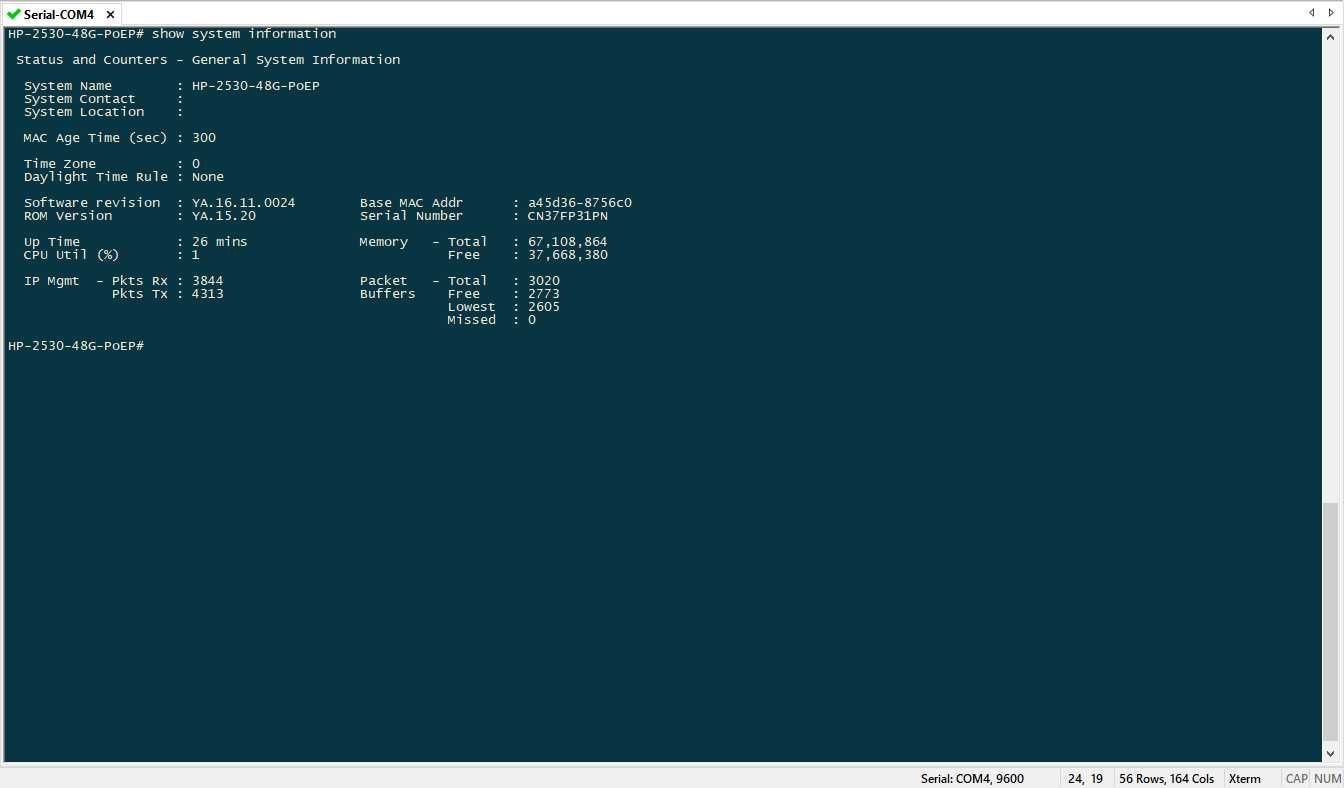 Коммутатор HP 2530-48G-PoE+ (J9772A), 48xGE, 4xSFP, PoE+, Layer 2