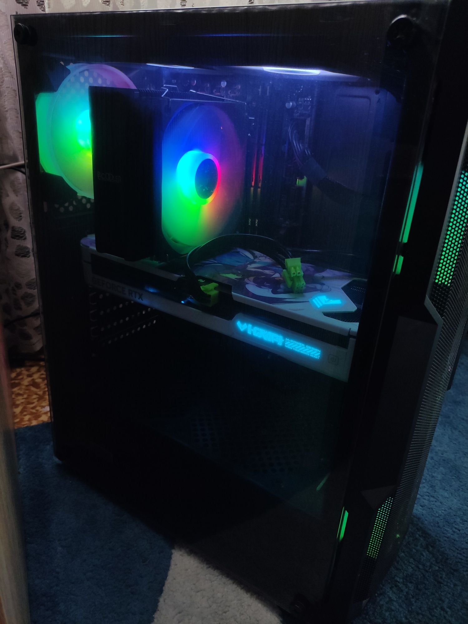 Игровой компьютер  RTX 4060TI/ I5 12400F 32gb ОЗУ ссд 1тб msi