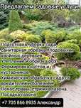Услуги садовника, еженедельное обслуживание, обрезка, уборка